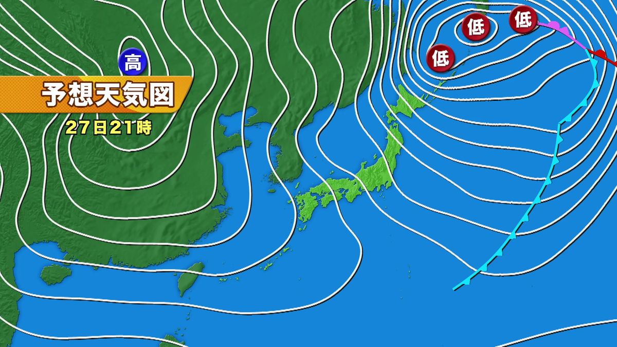 ２８日にかけて平地でも大雪警戒を　上・中越は警報級の可能性　年末年始の天気は３０日頃から１月３日にかけて冬型続く　《新潟》