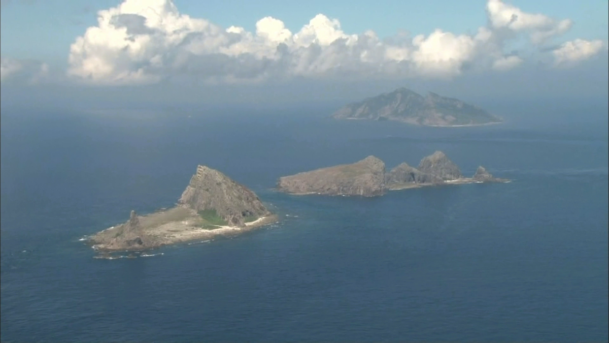2012年に国有化した尖閣諸島