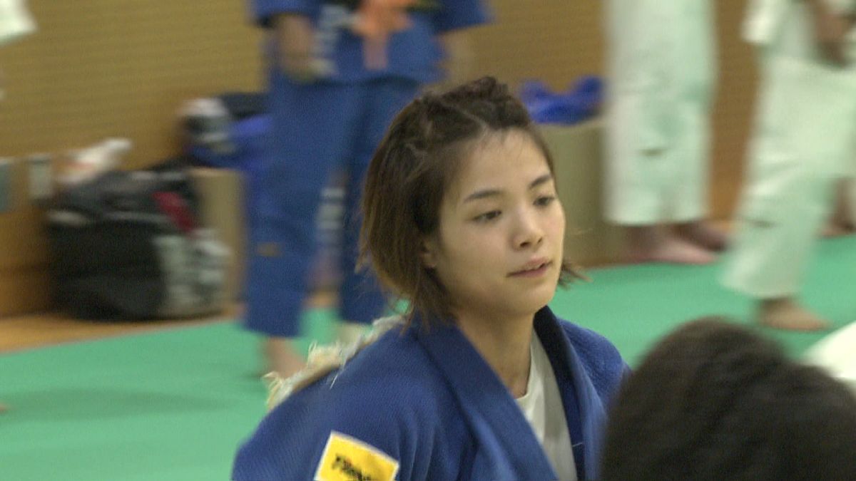 柔道女子日本代表の強化合宿に参加した阿部詩選手