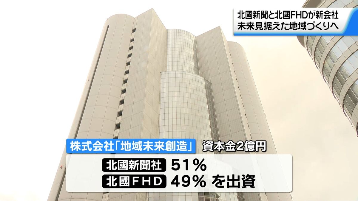 地域の課題解決とふるさと活性化へ　石川県の新聞社などが新会社設立「地域未来創造」