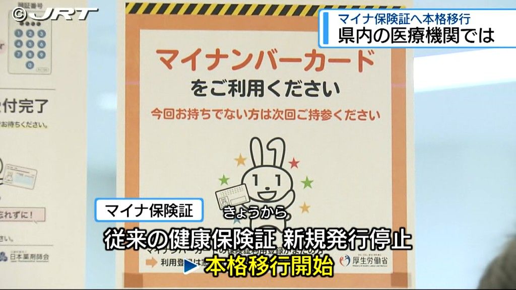 12月2日から健康保険証の新規発行停止　マイナ保険証を基本とする仕組みへ移行　医療機関は【徳島】