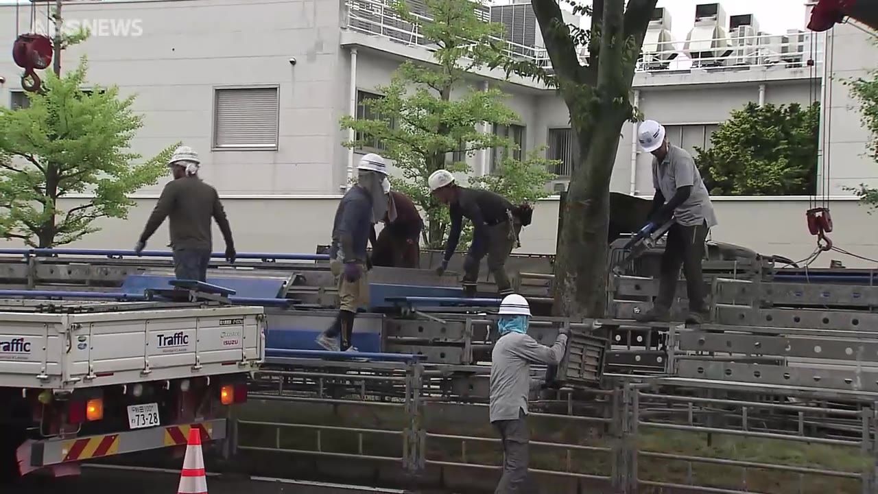 竿燈まつりにむけ観覧席の設置進む 予約は9割近くに（2024年7月3日掲載）｜日テレNEWS NNN