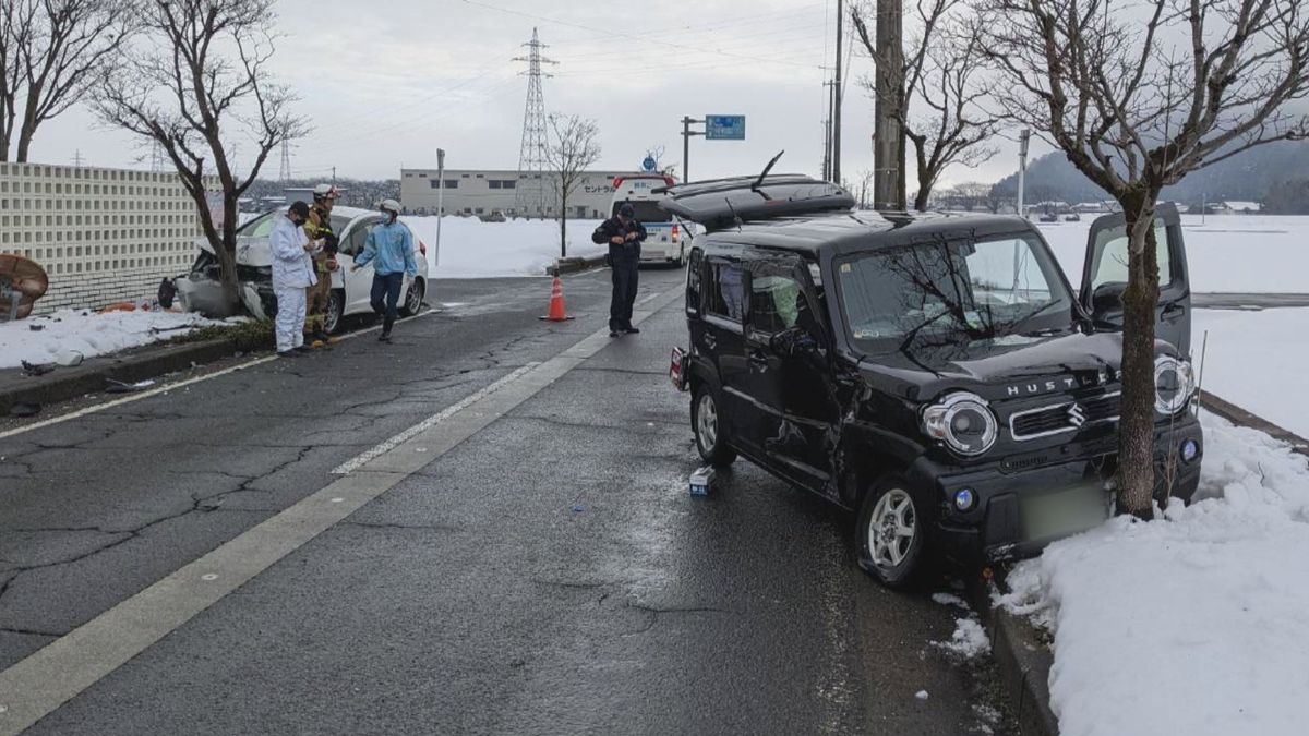 交差点で出合い頭に衝突　軽自動車運転の女性死亡　現場には一時停止の標識　鯖江市横越町