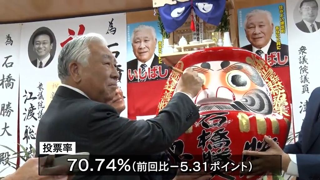 「疲弊した1次産業再生を」現職の石橋勝大さん83歳が再選　横浜町長選挙