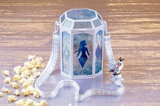 映画『アナと雪の女王』の世界観をモチーフ　ポップコーン、バケット付き　3000円　(c)Disney