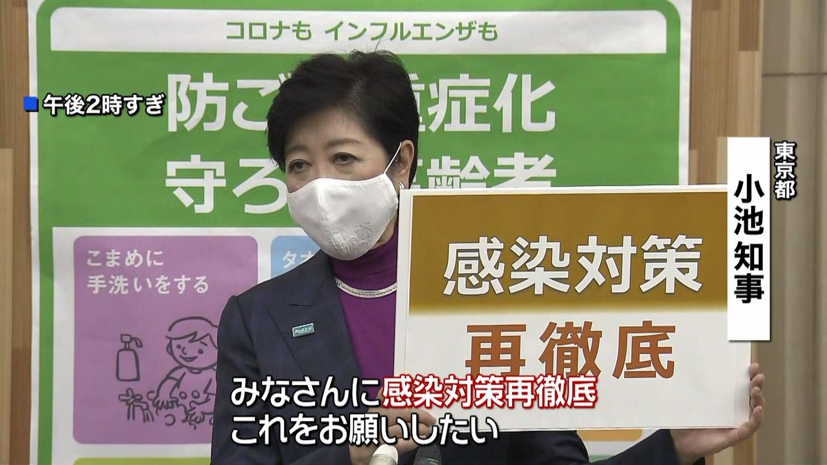 感染増加の東京“急速な感染拡大の始まり”