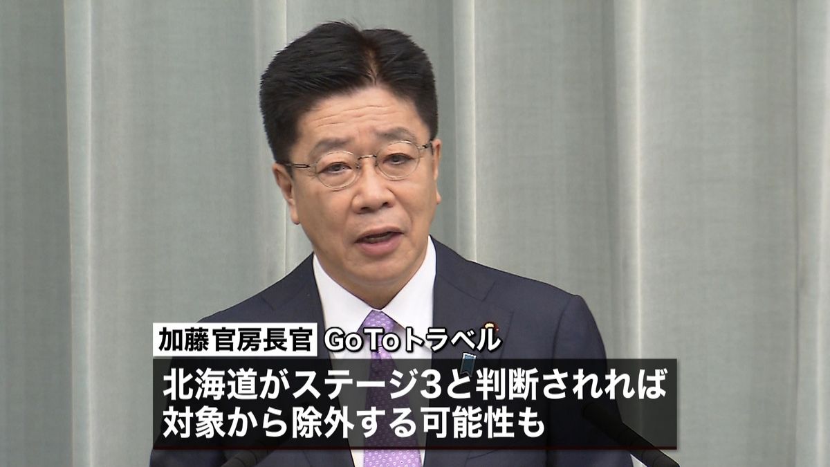 北海道で感染拡大“ＧｏＴｏ除外”可能性も