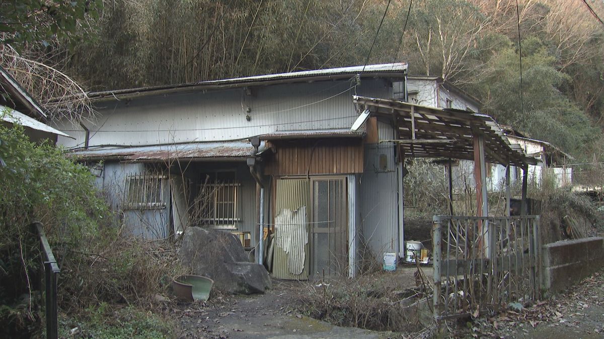 遺体が見つかった現場（東大阪市山手町）