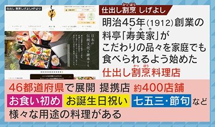 物議を醸している、老舗仕出し割烹『しげよし』