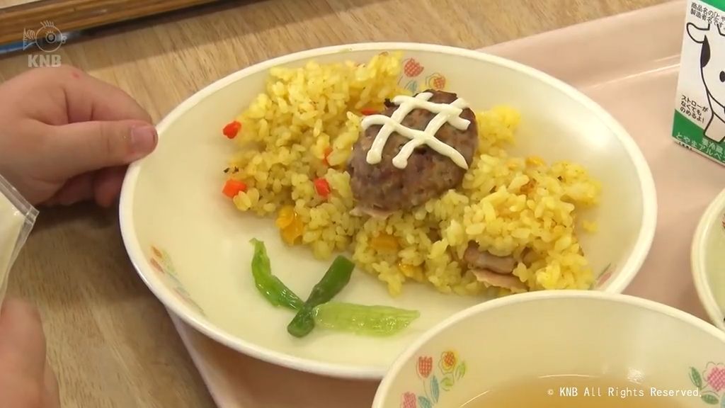 【舟橋村】おいしさに笑顔咲く　ひまわり給食会