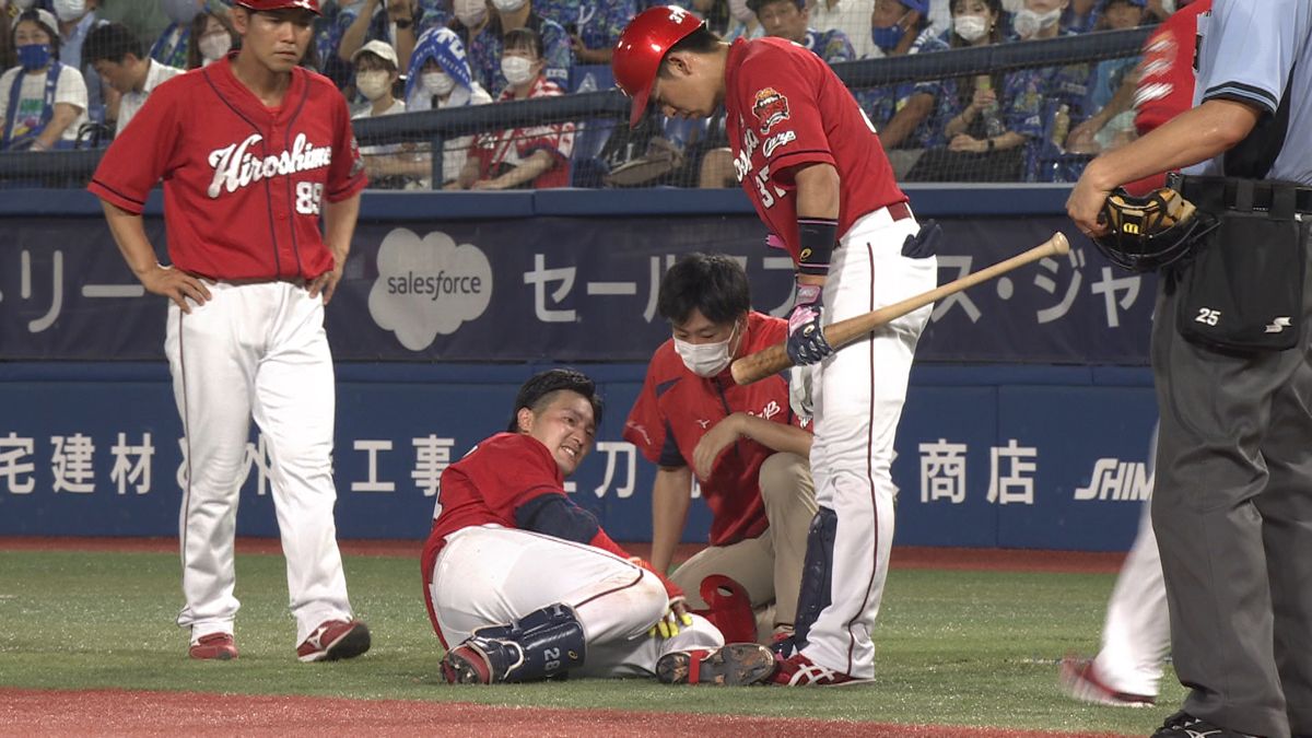 「軽傷を祈ります」広島先発・床田寛樹が負傷交代 走塁中に転倒し立ち上がれず