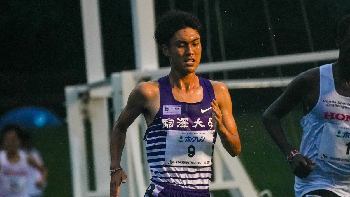 日本選手トップとなった駒澤大学の主将、鈴木芽吹選手