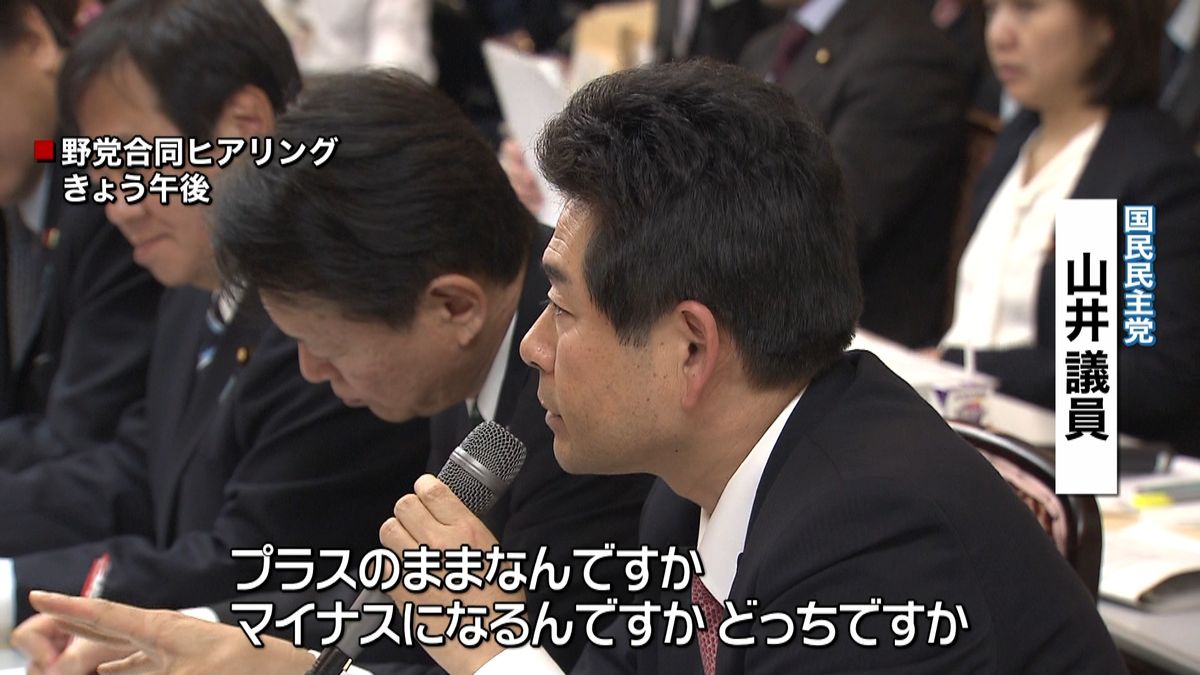 不適切勤労統計問題　野党が厚労省側を追及