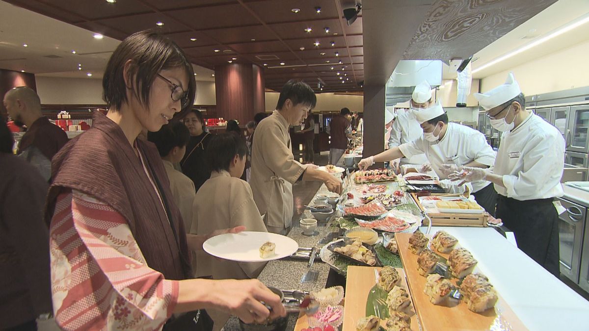 【特集】人気の豪華ビュッフェ　読売巨人軍のお墨付き"追い風"に　新幹線開業のにぎわい持続へ　あわら温泉･グランディア芳泉