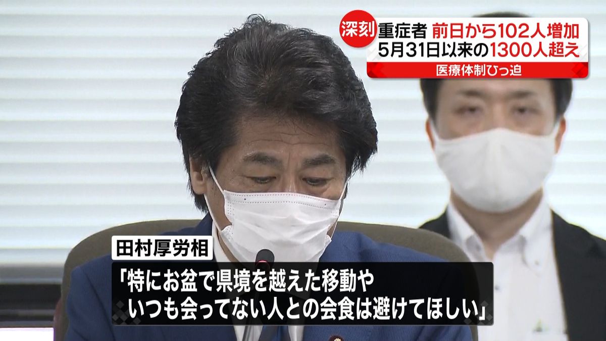 田村厚労相「県境を越えた移動など避けて」