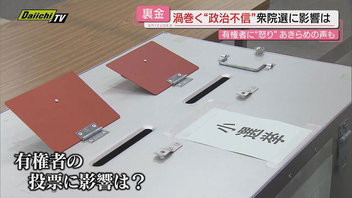 【衆院選･争点】選挙戦初日に立候補者の多くが第一声で口にした｢政治とカネ｣巡る問題…影響いかに（静岡）