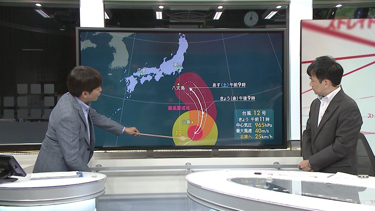 台風１２号“異例なコース”今後の進路解説