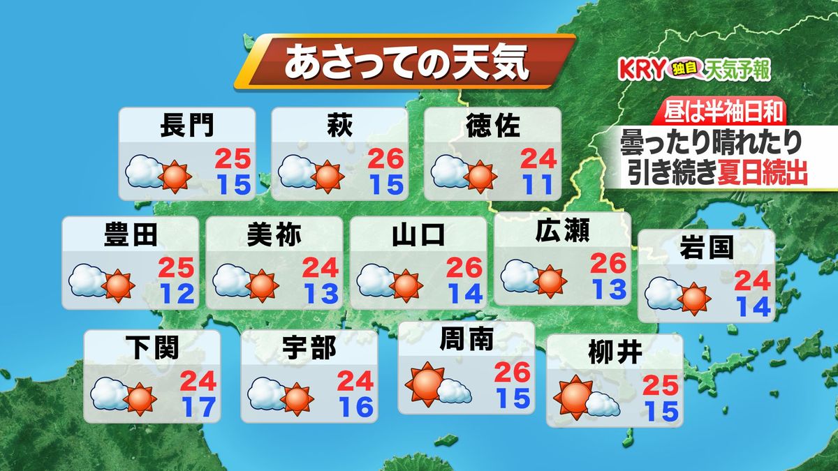 5日(日)の予報