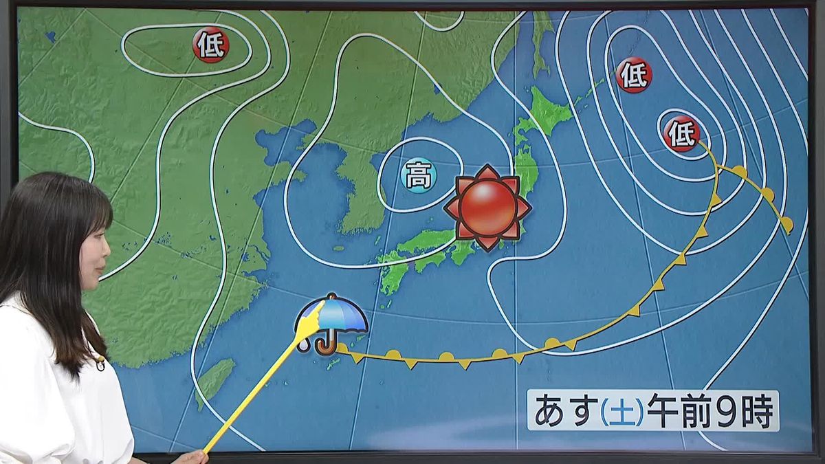 【天気】広く晴れも暑さは少し和らぐ　沖縄・奄美では引き続き雨…土砂災害に要注意