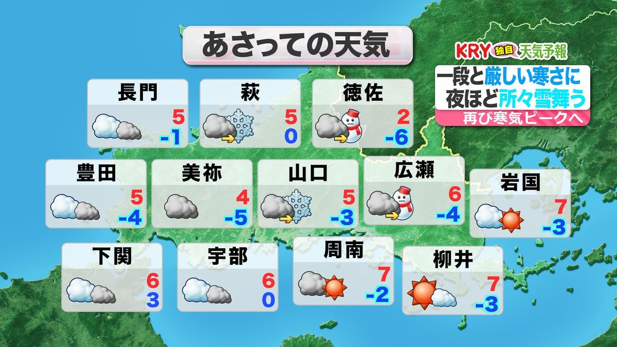 あさって23日(日)の天気