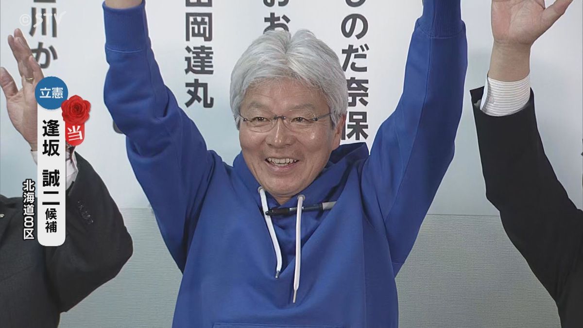 【速報】北海道８区　立憲民主党の前職・逢坂誠二氏が当選確実　衆議院選挙