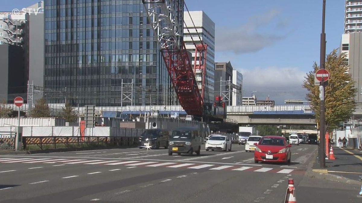 “創成川通”夜間の通行規制…24日夜から　新幹線札幌延伸工事の影響「冬場は大変」「混む」