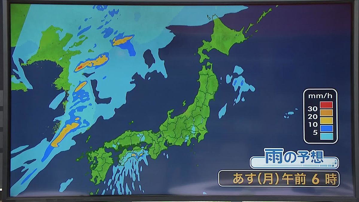 【天気】広い範囲で雨　西日本、東海、北海道は午前中から降る所も