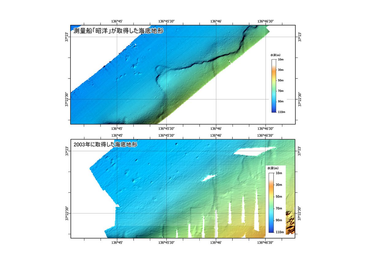 能登半島沖の海底が約3M隆起　海底活断層か　海上保安庁