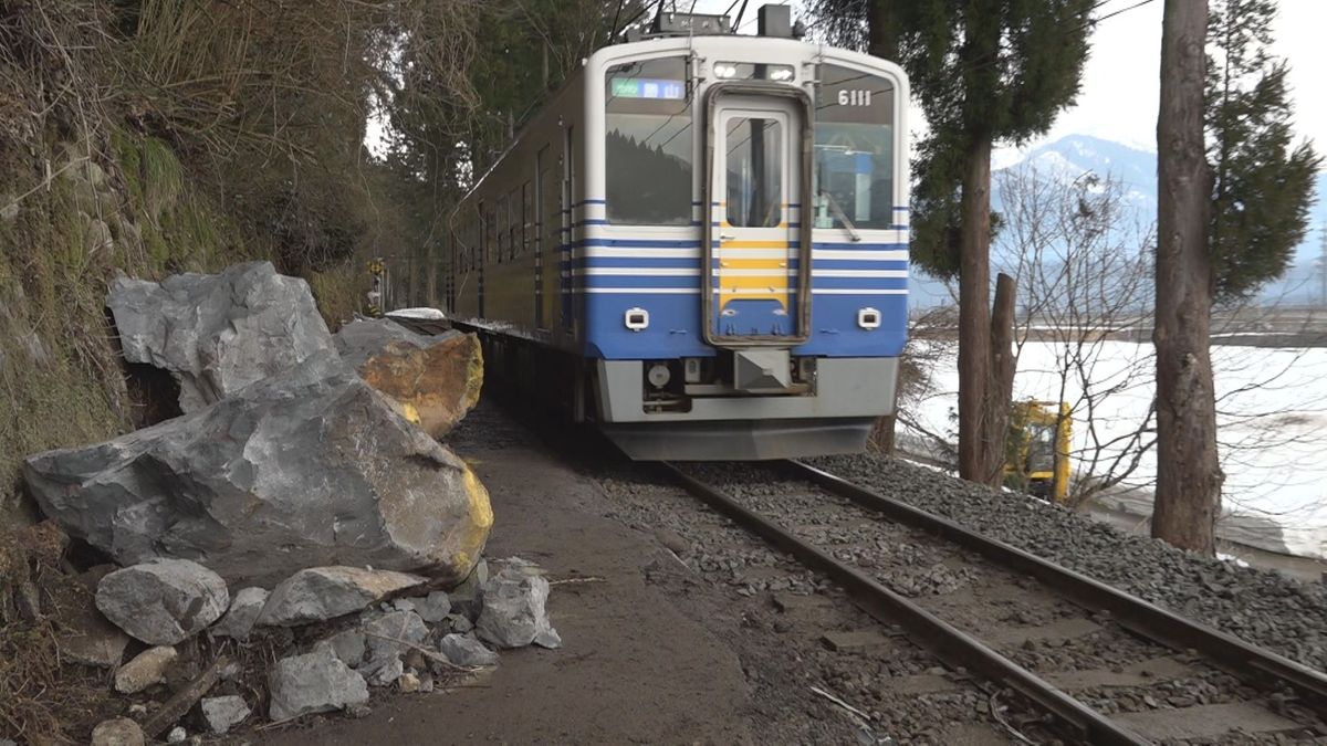 11日ぶりに運転再開　えちぜん鉄道･勝山永平寺線　利用者からは安堵の声　落石検知の機械設置