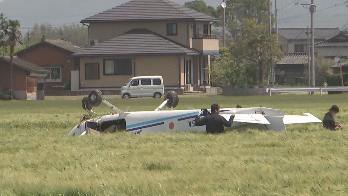 海保小型機が農地に不時着した事故　エンジンの出力が低下　運輸安全委員会が原因調査の経過公表　大分