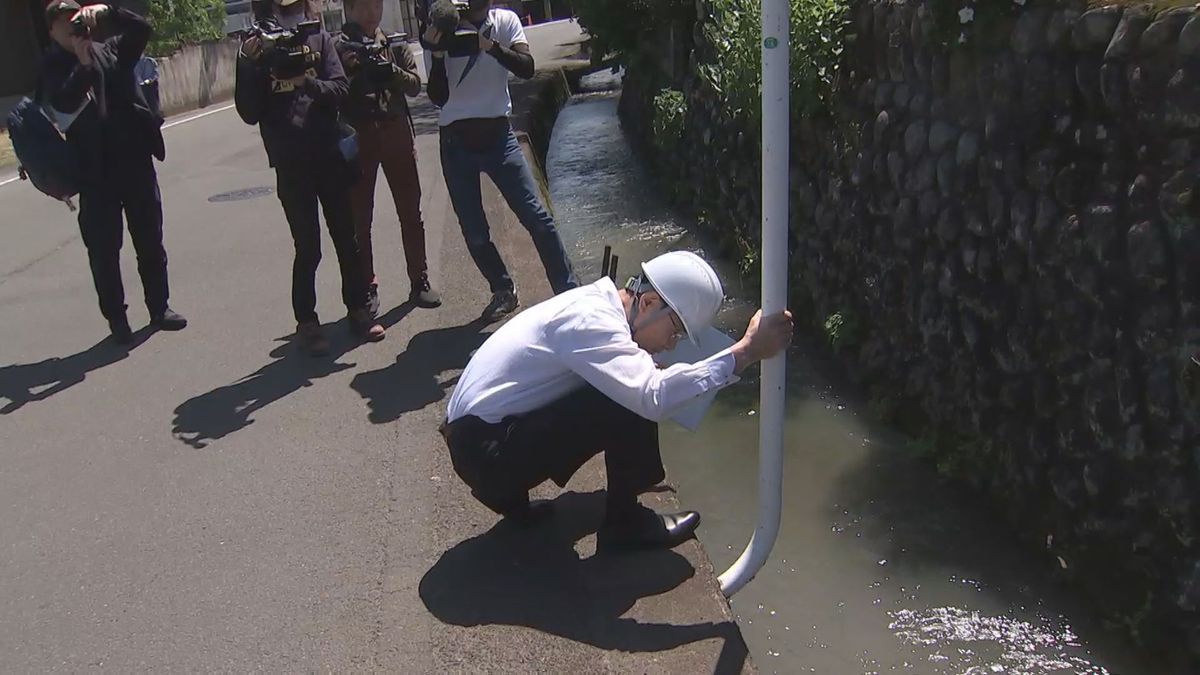 県警が周辺を緊急点検　道路標識倒れ女子児童けがした事故受けて　大分