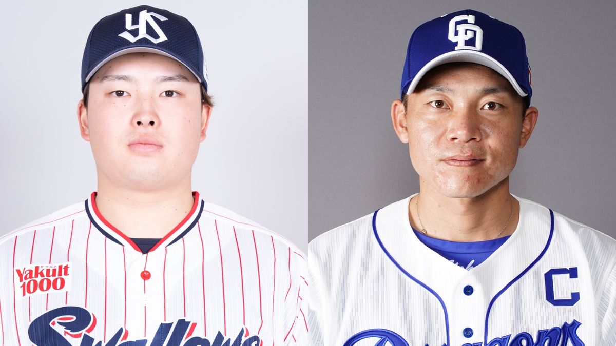 セ首位打者争いは2厘縮まる！　中日・大島が2安打で打率.318、村上は1安打2三振