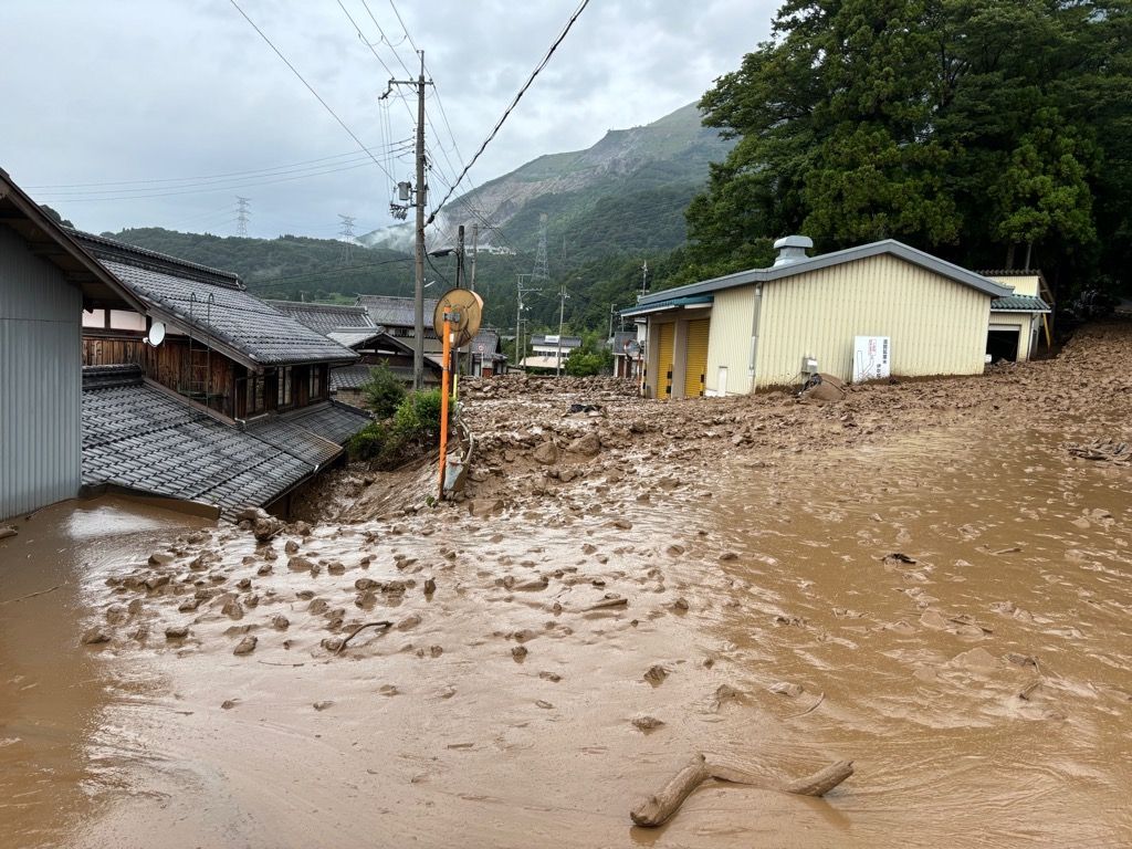 【速報】滋賀県米原市に再び「緊急安全確保」雨の影響で土石流　今月1日発生の地域　原因は「裸地化」