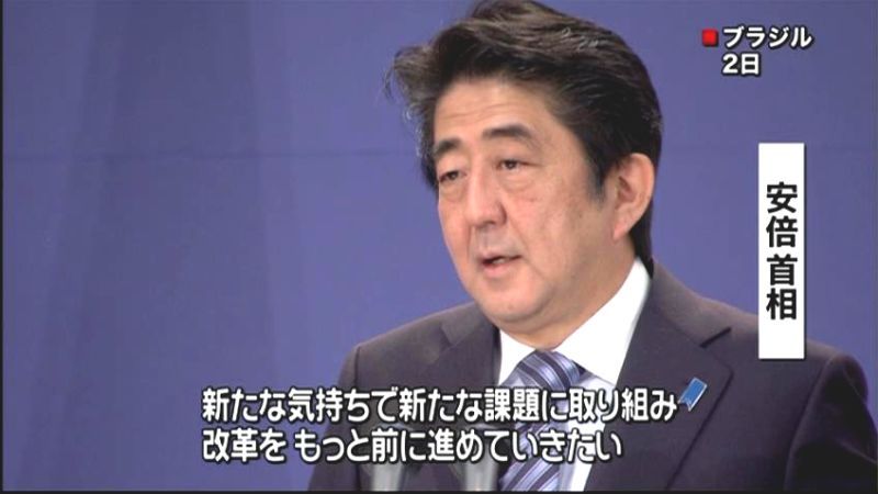 安倍首相、内閣改造と党人事へ意気込み語る