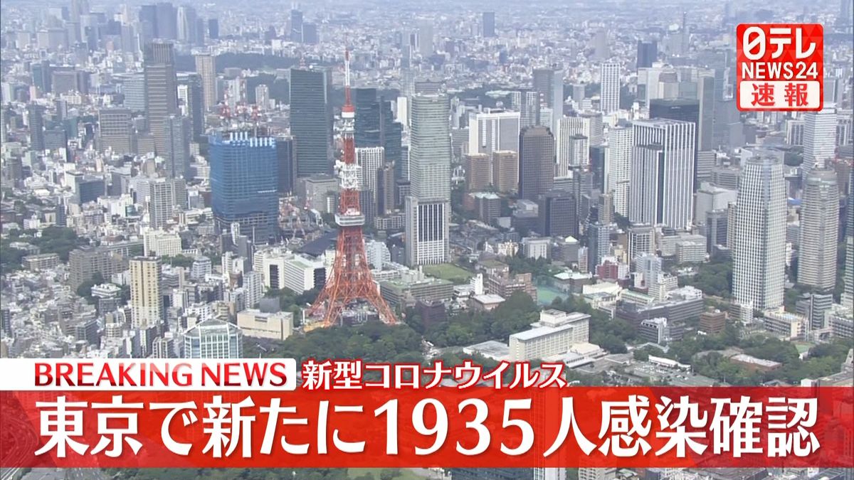 東京で新たに1935人の感染確認　2人死亡