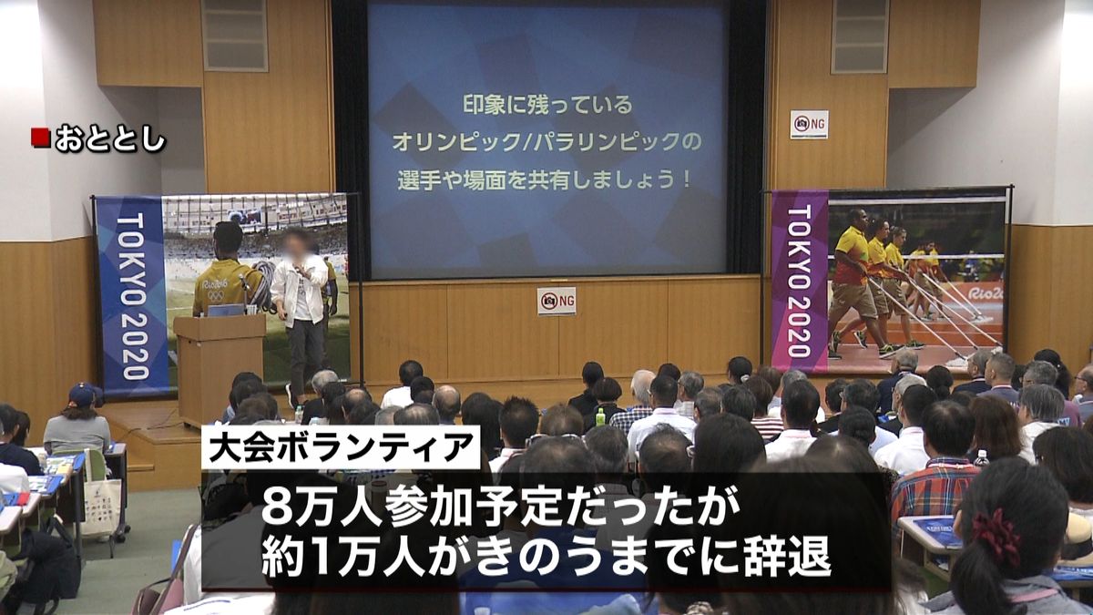 東京五輪・パラ　ボランティア１万人が辞退