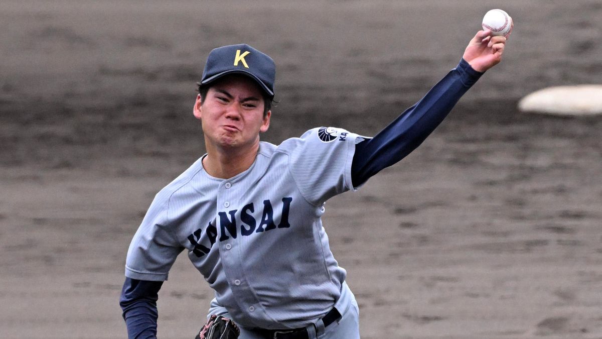 関西大・金丸夢斗「ファンがとても熱くて、力強い投手陣が印象的」　中日が4球団競合の末に交渉権を獲得　目標はカブス今永昇太