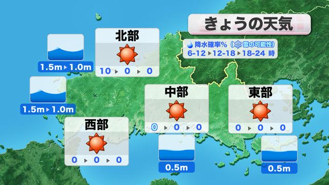 きょう23日(木)の天気