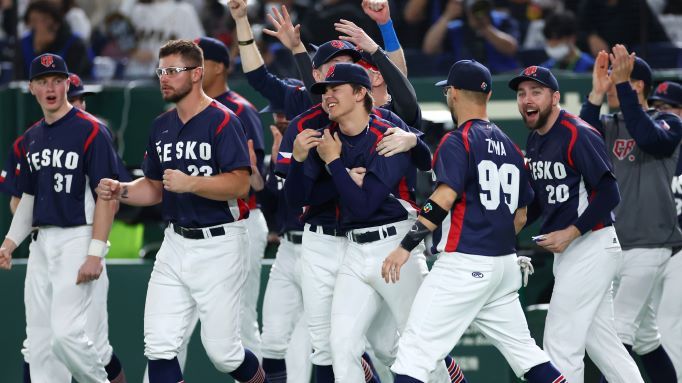 WBC初勝利を手にした初出場のチェコ(写真:CTK Photo/アフロ)