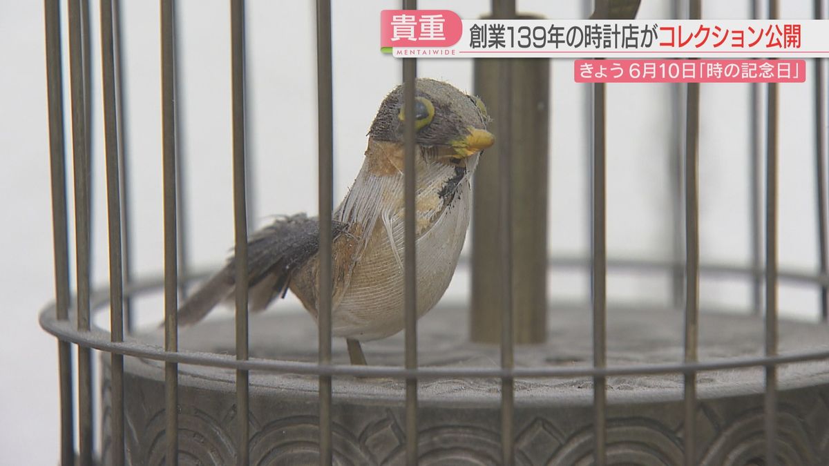 鳥が動く時計