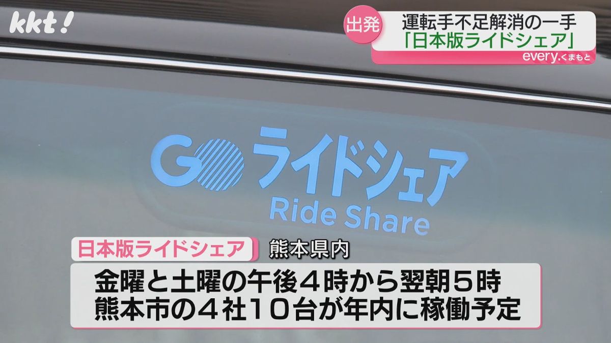 熊本市の4社10台が年内稼働予定