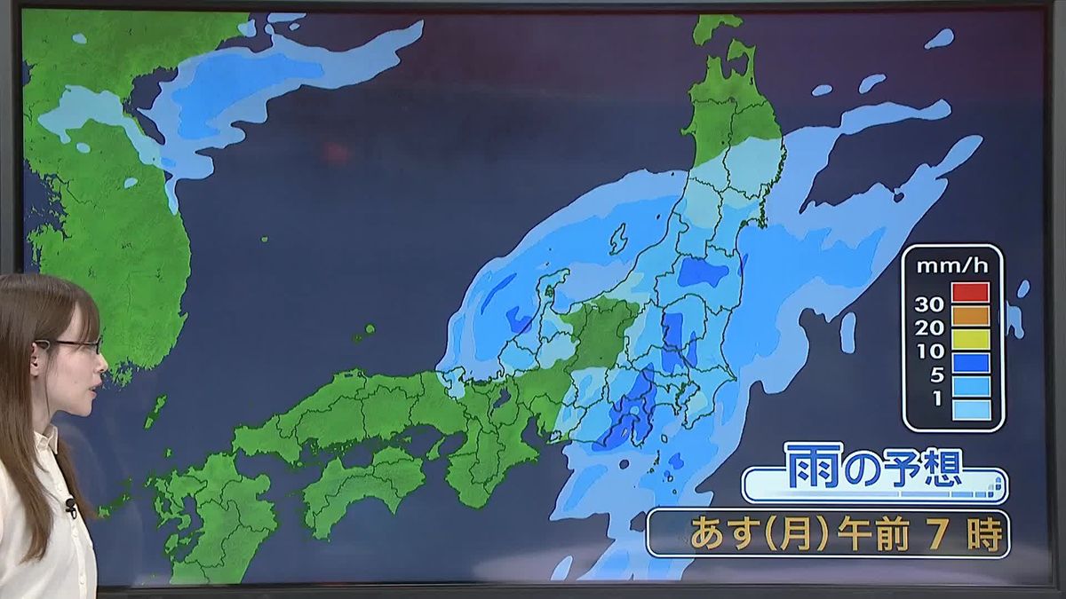 【あすの天気】東海や北陸、関東、東北で雨が