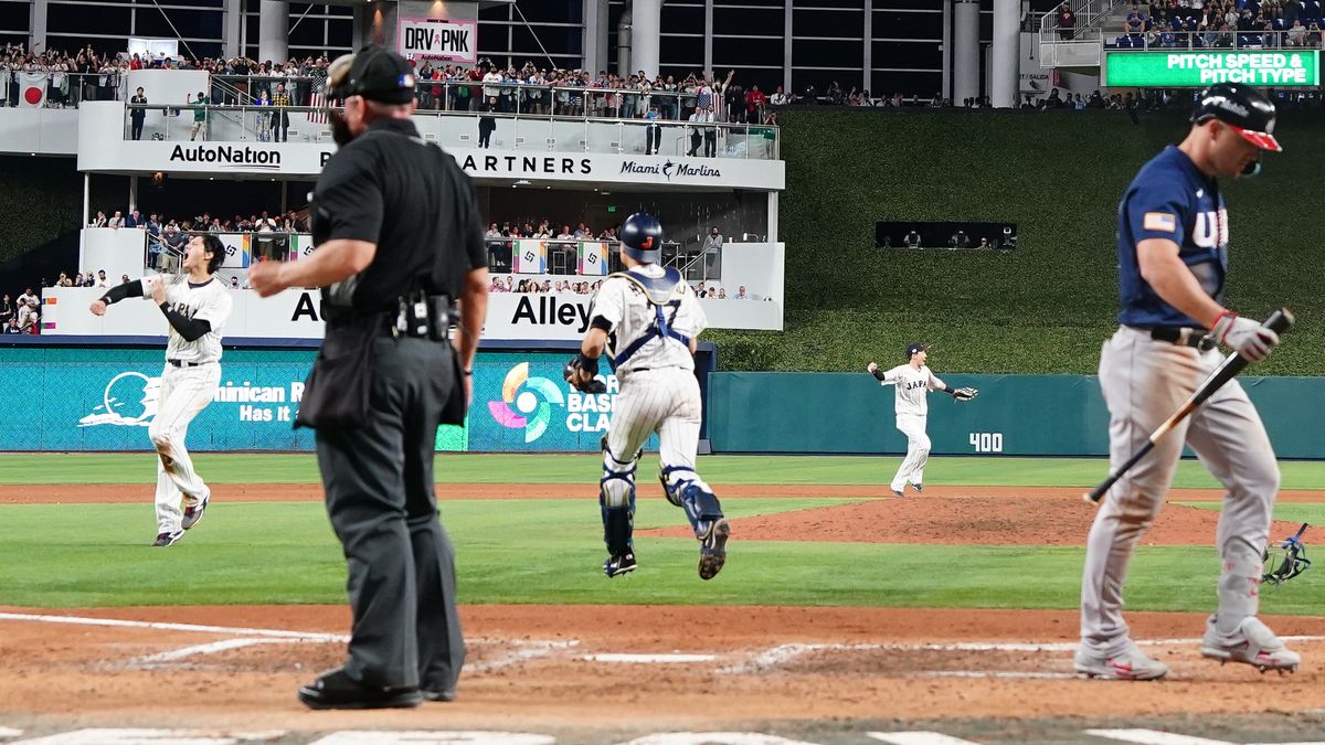 大谷翔平選手がトラウト選手を三振に(写真:日刊スポーツ/アフロ)