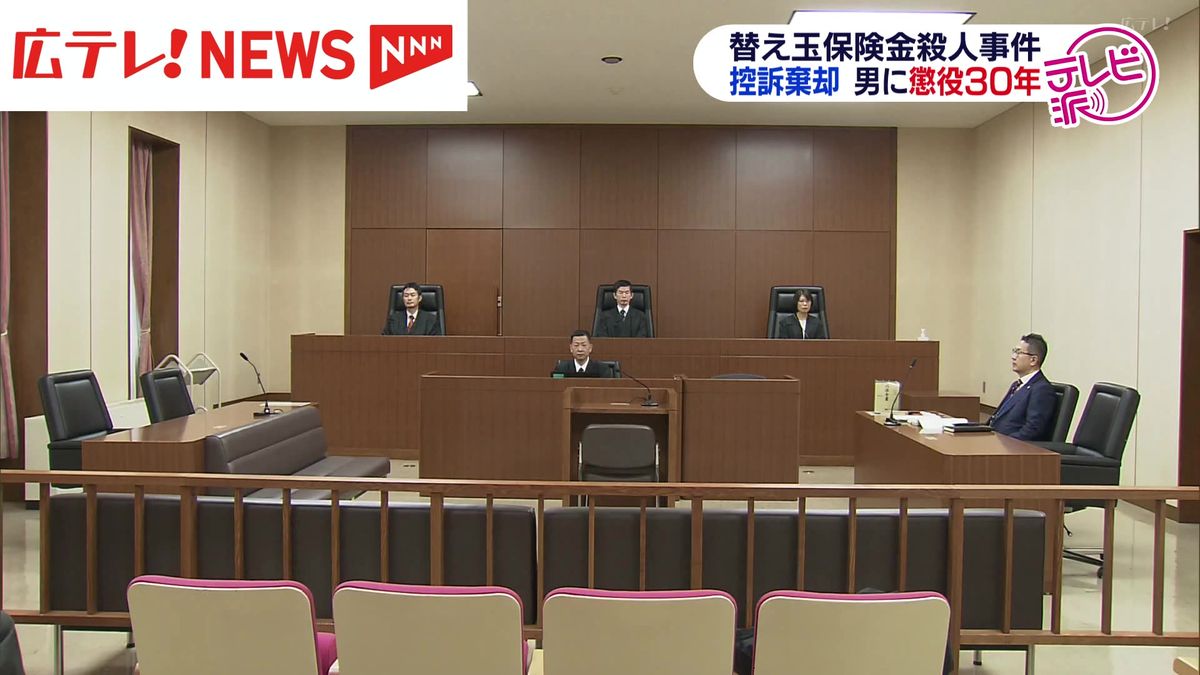 廿日市市の替え玉保険金殺人事件　広島高裁が懲役３０年の一審判決支持し控訴棄却