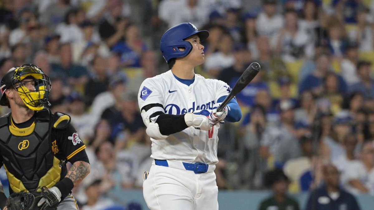 35号HRを放ったドジャース・大谷翔平選手(写真：USA TODAY Sports/ロイター/アフロ)