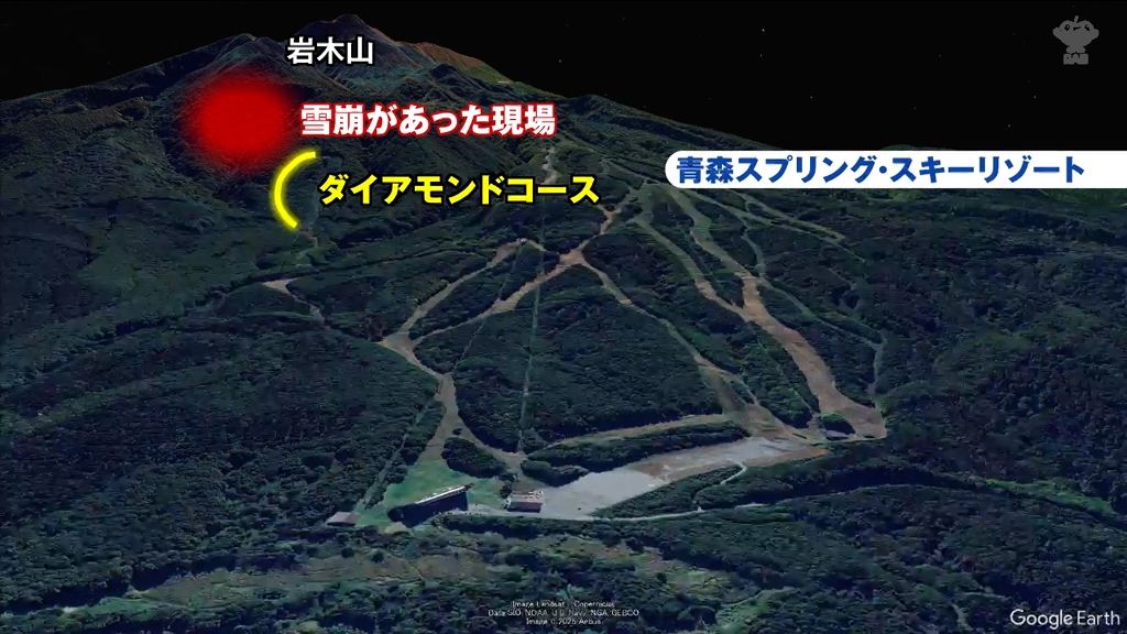 雪崩で一時7人取り残される…当時の状況や現場が徐々に明らかに　青森県・岩木山周辺