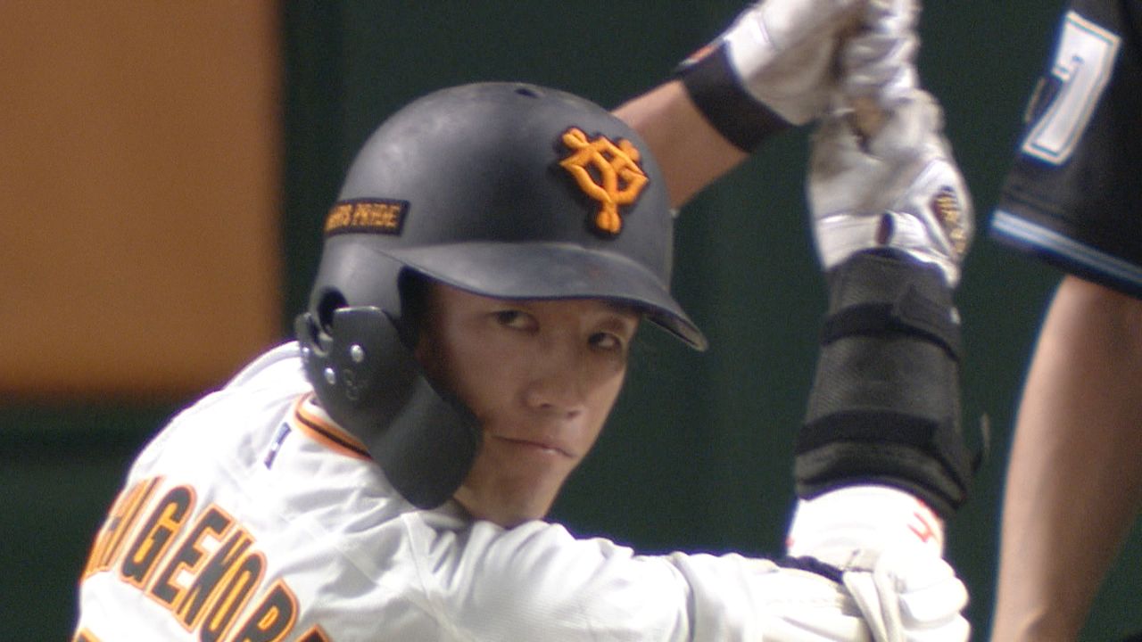 NPBバット 読売ジャイアン 重信選手 - 野球