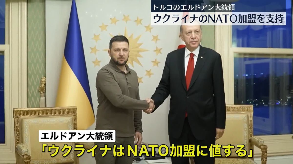 トルコ大統領、ウクライナのNATO加盟支持を表明