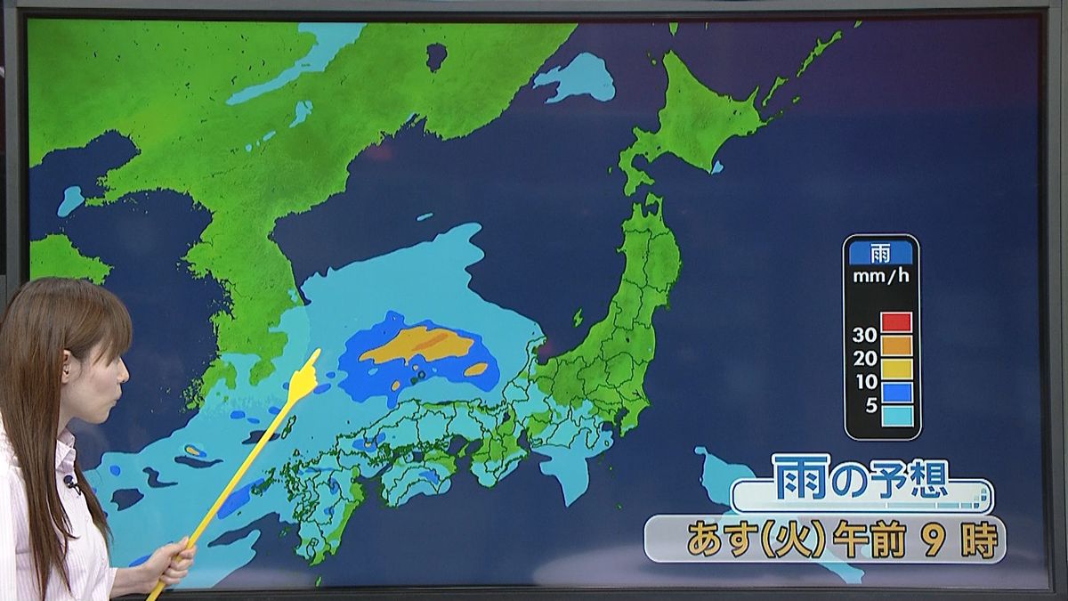 【天気】日中は九州から東北の広範囲で雨