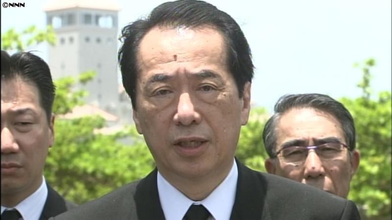 菅首相「復興に向けて燃え尽きる覚悟」